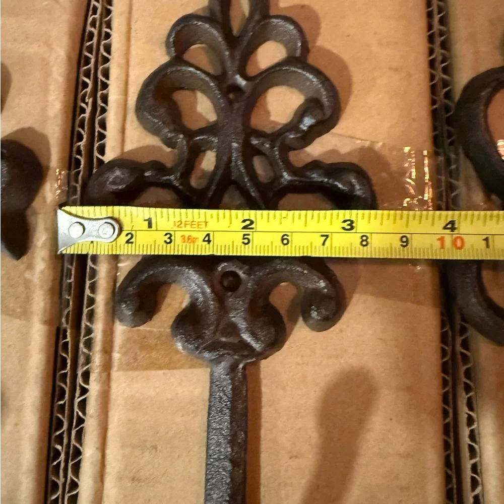Vintage-Style dark brown Wall Hooks